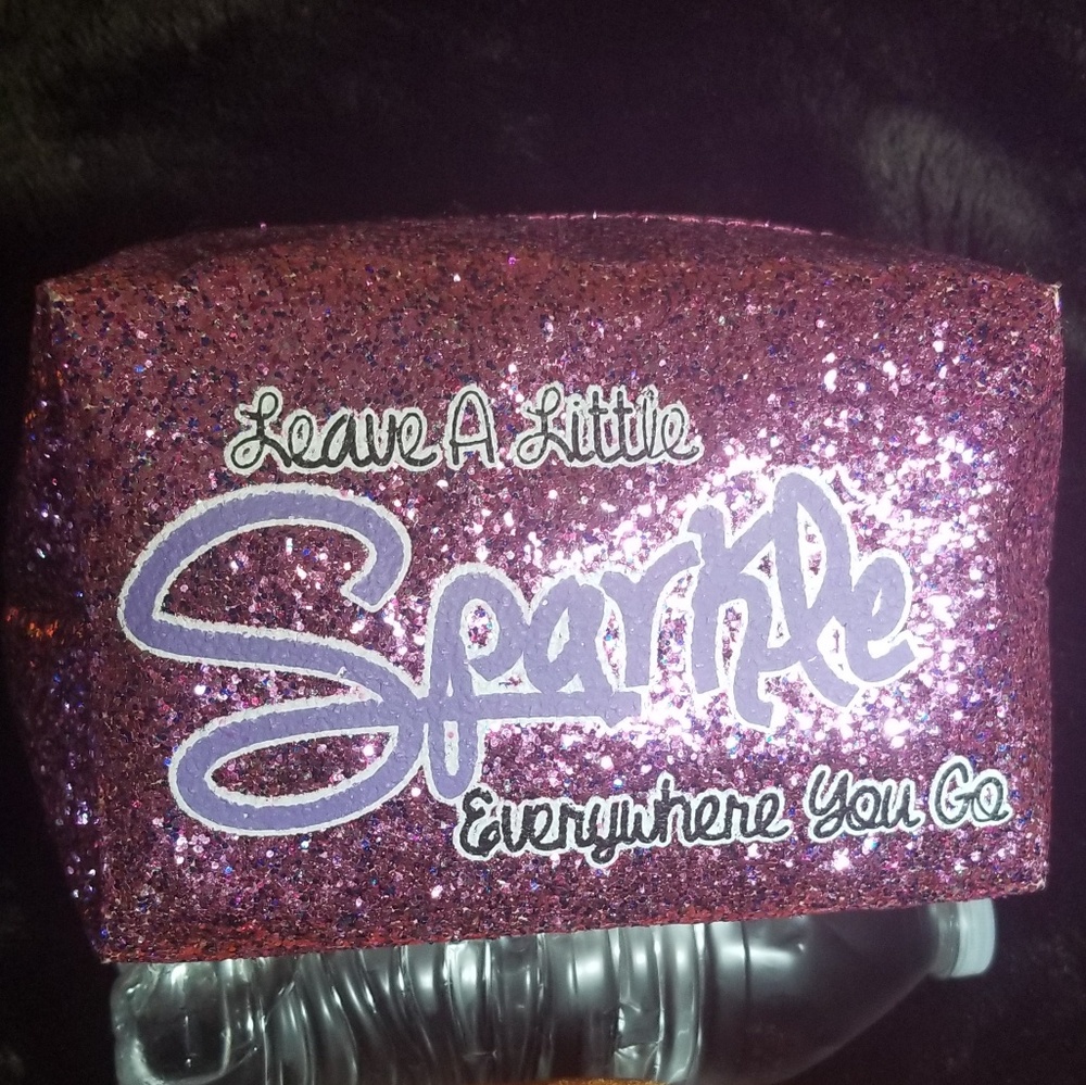👜Pink Sparkle Cosmetic Bag